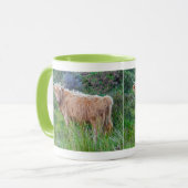 Young Highland Cow Tasse (Vorderseite Links)
