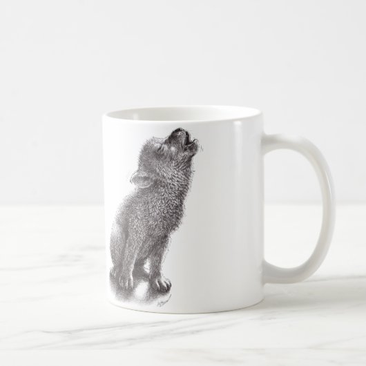 Young Howling Wolf Kaffeetasse (Rechts)