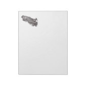 Young Howling Wolf Notizblock (Rotiert)