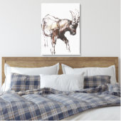 Young Ibex Gran Paradiso 2005 Leinwanddruck (Insitu (Schlafzimmer))