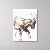 Young Ibex Gran Paradiso 2005 Leinwanddruck (Vorderseite)