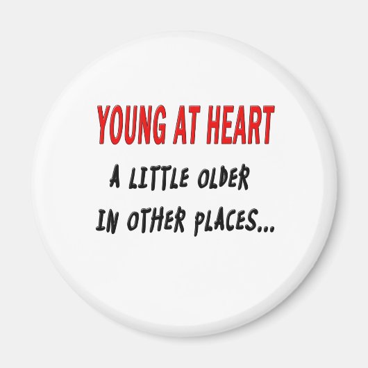 Young im Herzen Magnet (Vorne)