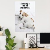 Young Jack Russell Terrier Poster (Heimbüro)