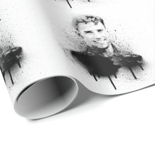 Young Joe Biden Graffiti Art Geschenkpapier