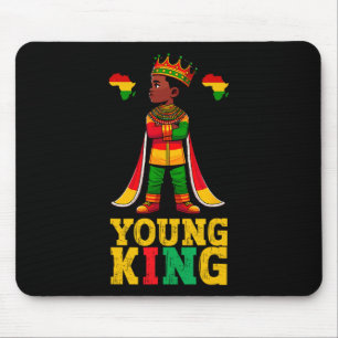Young King African American 1865 Juneteenth King P Mousepad