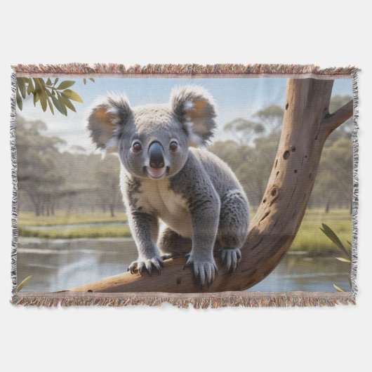 Young Koala am See Decke (Vorderseite)
