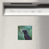 Young Labrador & Buttys Art Magnet (In Situ (Geschirrspüler))
