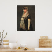 Young Lady - Francisco Goya Fine Art Poster (Küche)