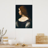 Young Lady - Leonardo da Vinci Poster für schöne K (Küche)
