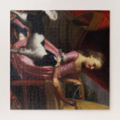 Young Lady with a Bird and Dog (Singleton Copley) Puzzle (Horizontal)