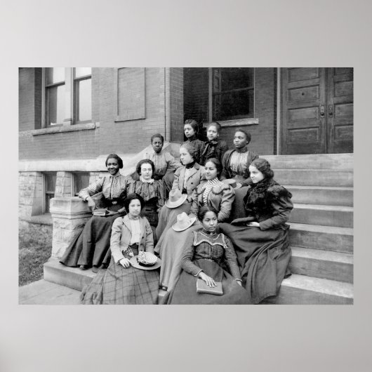 Young Ladys at Fisk, 1890er Poster (Vorne)