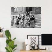 Young Ladys at Fisk, 1890er Poster (Heimbüro)