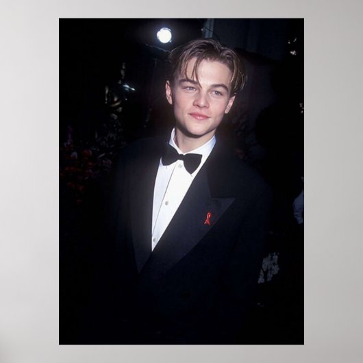 Young Leonardo Di Caprio Poster (Vorne)