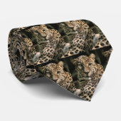 Young Leopard Cub Art Geschenke Krawatte (Gerollt)