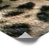 Young Leopard Cub Art Geschenke Poster (Ecke)