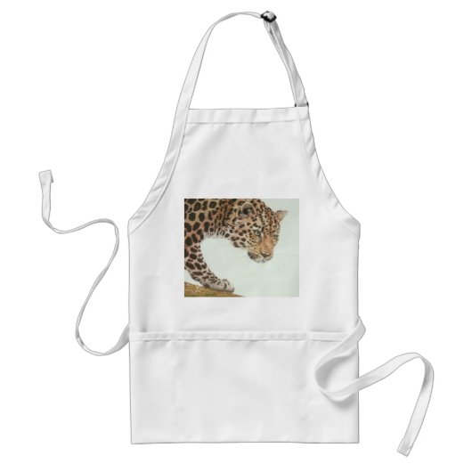 Young Leopard Painting Schürze (Vorne)