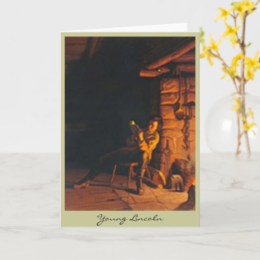 Young Lincoln Karte (Gelbe Blume)