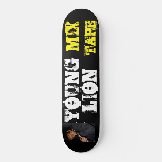 YOUNG LION MIX TAPE Skateboard wird zu (Vorderseite)