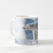 Young Male Polar Bear Kaffeetasse (Vorderseite Links)