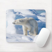 Young Male Polar Bear Mousepad (Mit Mouse)