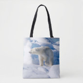 Young Male Polar Bear Tasche (Vorderseite)