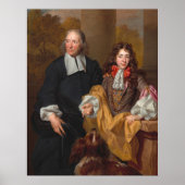 Young Man Tutor - Nicolas de Largillierre Fine Art Poster (Vorne)
