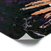 Young Man Wine Glass Poster (Ecke)