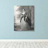 Young Martha Washington 1863 Leinwanddruck (Insitu (Holzboden))
