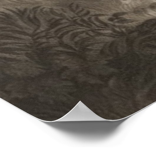 Young Martha Washington 1863 Poster (Ecke)