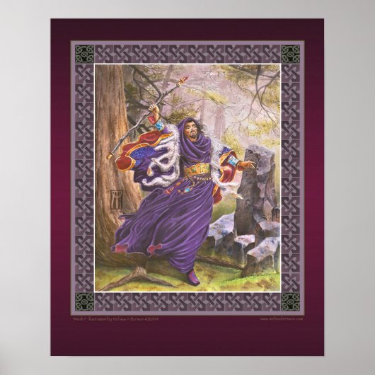 Young Merlin RPG Art Poster (Vorne)