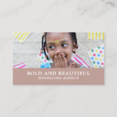 Young Model, Modelagentur, Model Agent Visitenkarte (Vorderseite)