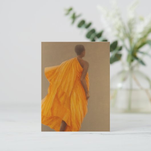 Young Monk Sri Lanka 2010 Postkarte (Stehend Vorderseite)
