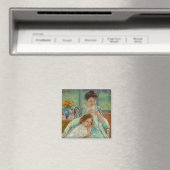 Young Mother Näwing Magnet (In Situ (Geschirrspüler))