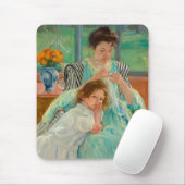 Young Mother Näwing | Mary Cassatt Mousepad (Mit Mouse)