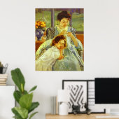 Young Mother Näwing Poster (Heimbüro)