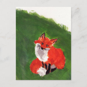 Young Mr Fox Postkarte