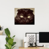 Young Munchkin Kitten Face Poster (Heimbüro)