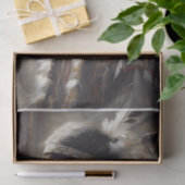 Young Native Girl Feather Headdress Decoupage Seidenpapier (Geschenk)