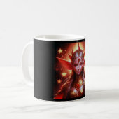 Young Night Elf Girl In Gold Costume Kaffeetasse (Vorderseite Links)