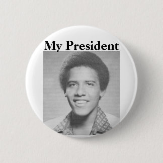 Young Obama Buttone Button