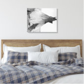 Young Oglala Indian Girl mit Welpe außerhalb von T Leinwanddruck (Insitu (Schlafzimmer))