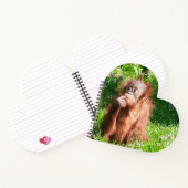 Young Orangutan Deep in Thread Notizblock (Innenseite)