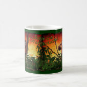 Young Orangutan & Rainforest Sunrise Art Tasse (Mittel)