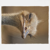 YOUNG OSTRICH FLEECEDECKE (Vorderseite (Horizontal))
