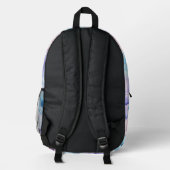 Young Pastel Clouds Bedruckter Rucksack (Rückseite)