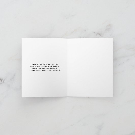 Young Phoebe blank inside Karte (Innenseite)