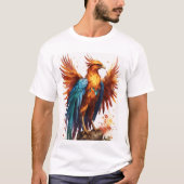 "Young Phoenix: Rebirth in Bloom T - Shirt" T-Shirt (Vorderseite)