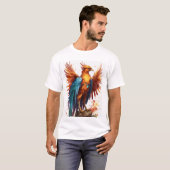 "Young Phoenix: Rebirth in Bloom T - Shirt" T-Shirt (Vorne ganz)
