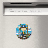 Young Pirate Captain Magnet (In Situ (Geschirrspüler))