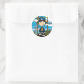 Young Pirate Captain Sticker Sheet (Tasche)